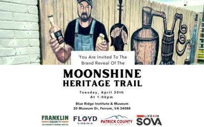 Local Tourism Offices Unveil “Virginia’s Moonshine Heritage Trail” Brand