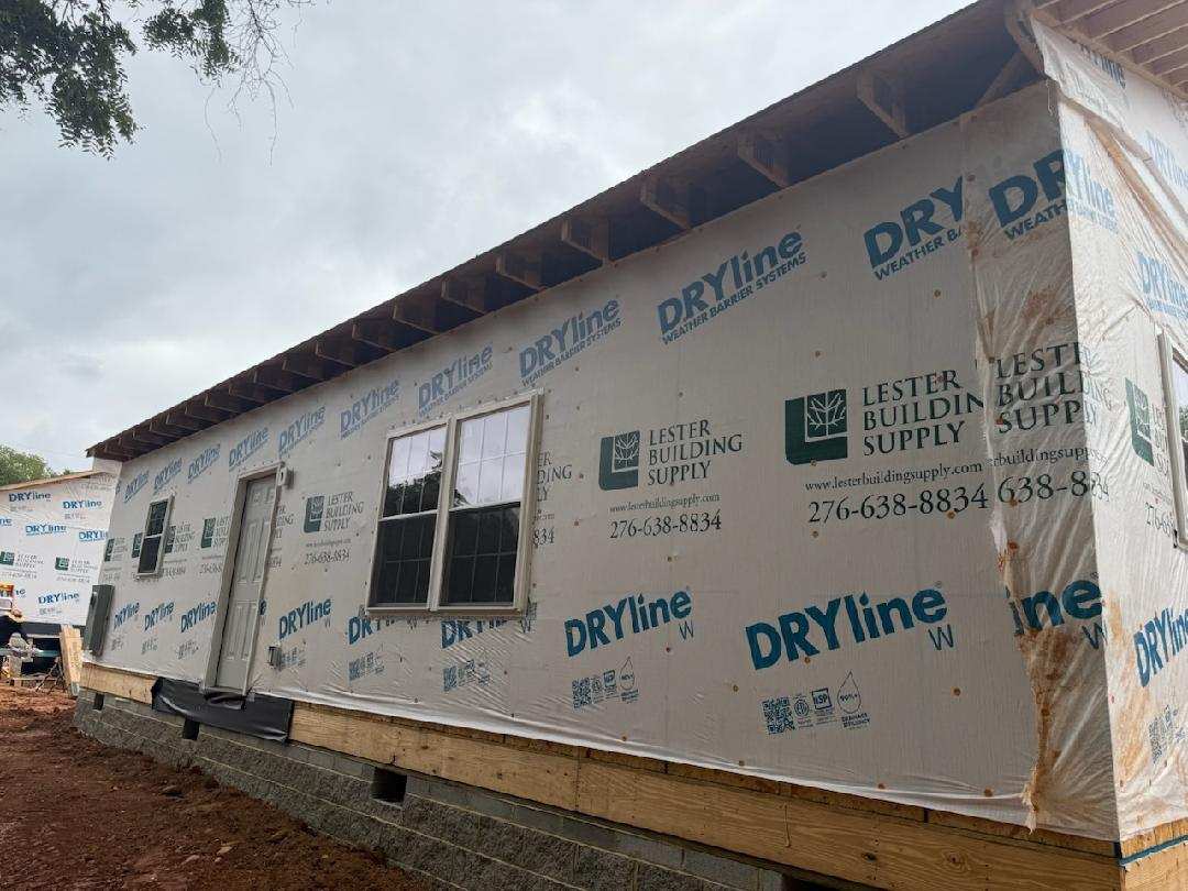 Home in construction.